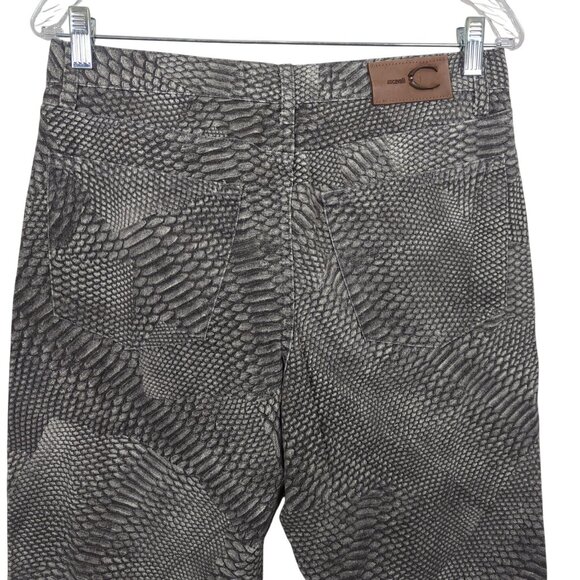 Just Cavalli Women’s Snake Print Pants Sz 44 Sz 12 Made in Italy ITTIERRE USA - Picture 4 of 16